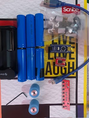 Componentes del robot seguidor de línea